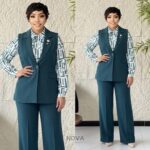 emerald prestige three piece power suit