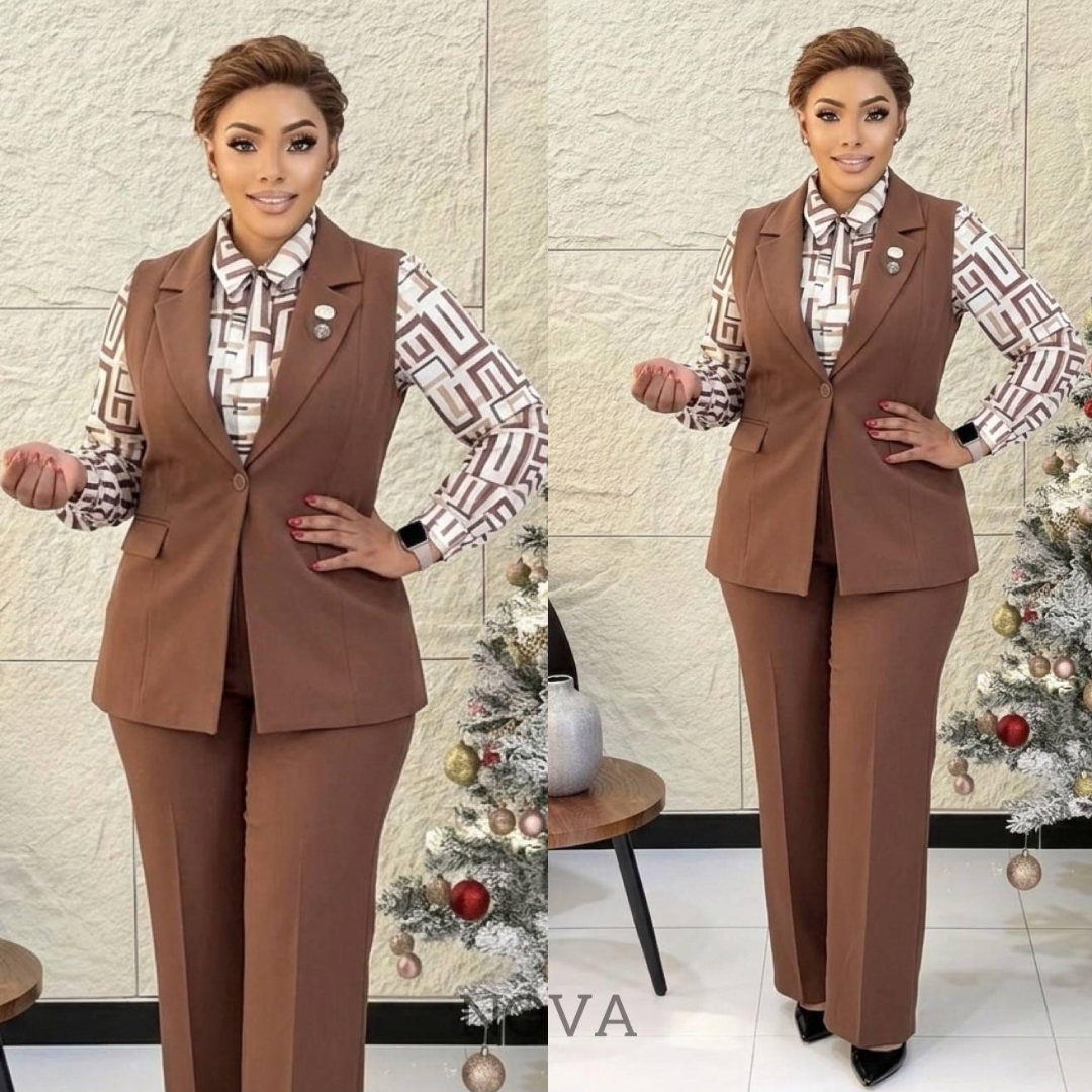 emerald prestige three piece power suit