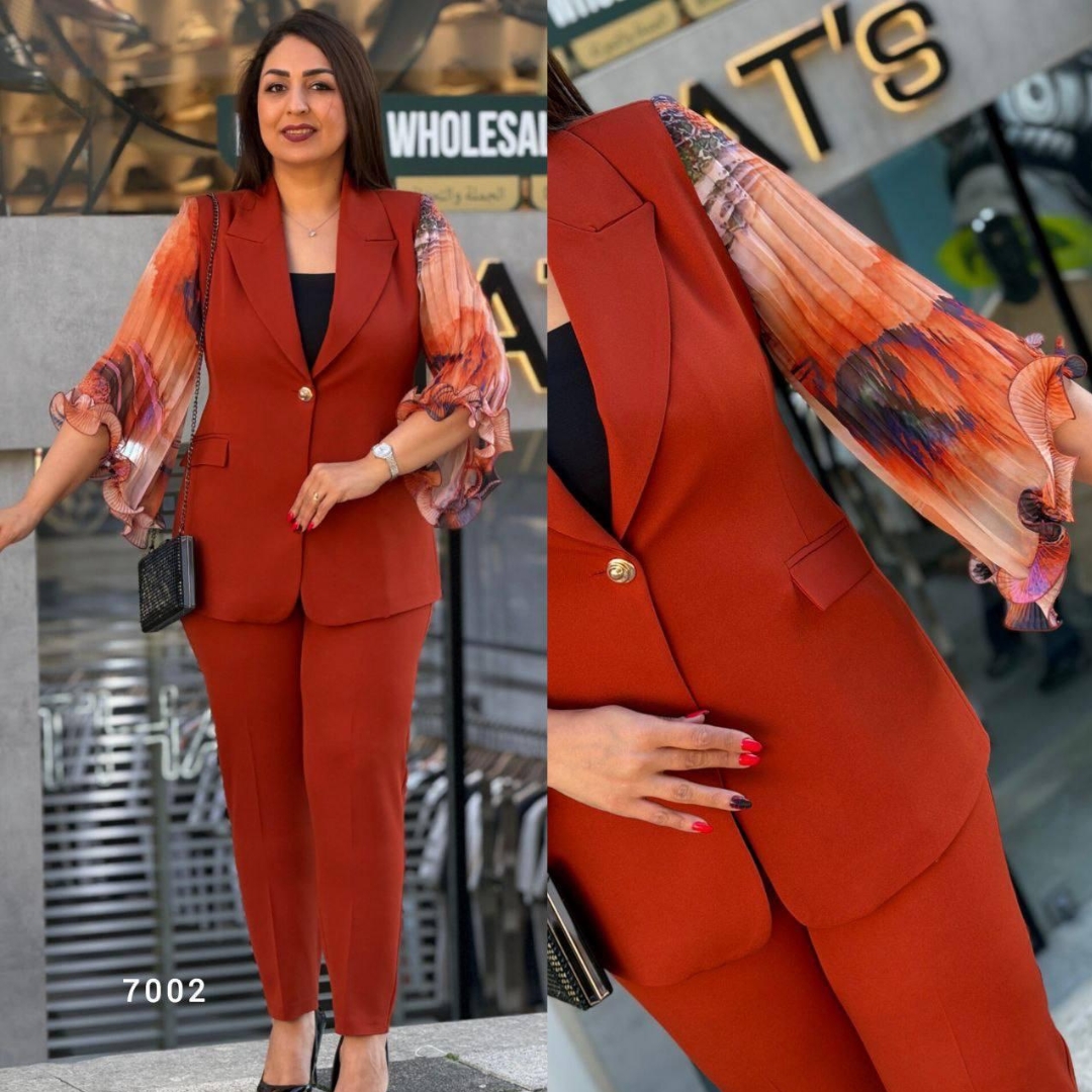 emerald prestige three piece power suit